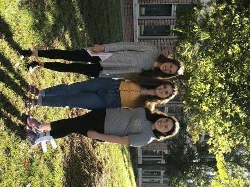 Fall 2019: Mimi Webb '20, Rebecca Helfant '21 & Emily Redler '20.
